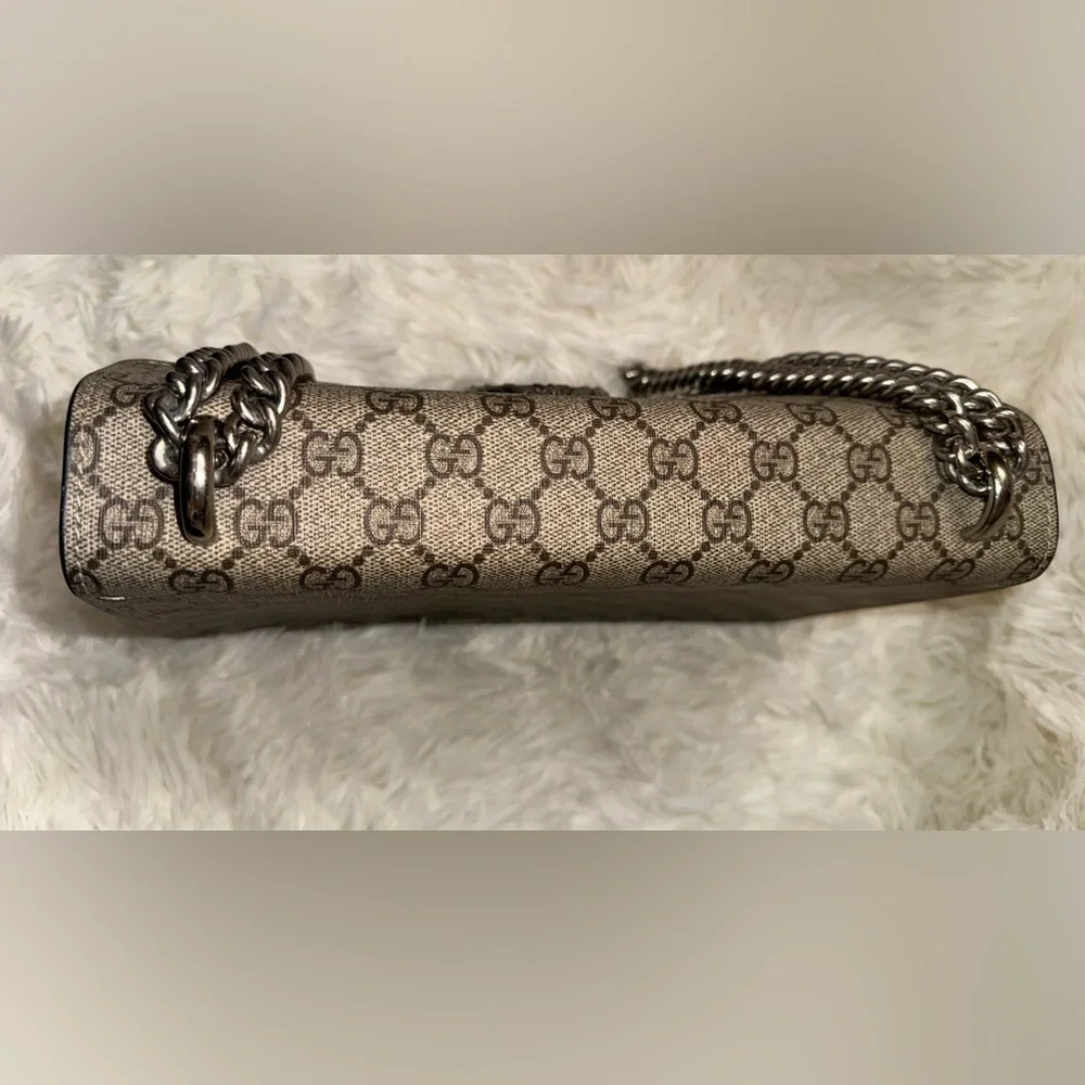 AUTHENTIC GUCCI Supreme dionysus medium black suede shoulder bag - Picture 8 of 9